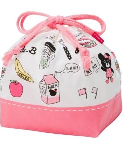 wb 30%OFFセール●ミキハウス ダブルビー mikihouse コミック風 お弁当袋 ランチバッグ(コップ袋 手紐巾着 サブバッグ 入学準備) アウトレット