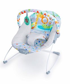 ブライトスターズ サファリファン・バイブレーティング・バウンサー キッズエンターテインメント社 国内正規品 SAFBバウンサ- 返品種別A