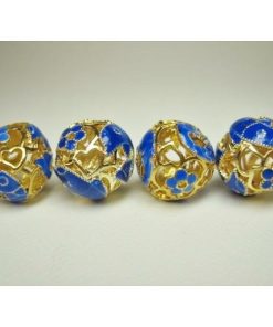 粒売り チベット七宝焼きビーズ Φ15mm