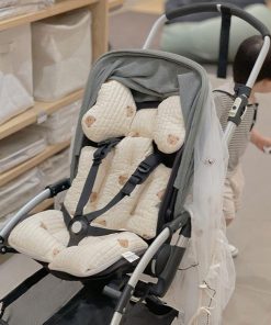 ベビーカークッション ベビーカーシート ベビーカー クッション 可愛い 厚手 マルチシート キルト キルティング コットン 綿 ベビーカーマット オー