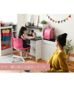 マルチ収納ラック ハンガーラック スリムマルチラック 幅70cm 本棚4段 引き出し 子ども部屋 デスクサイドラック FWD-0009-JK