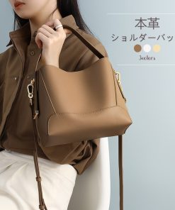 2way ショルダー バッグ 女性 バッグ 人気 30 代 斜め 掛け バッグ ポーチ付き ハンドショルダーバッグ 本革