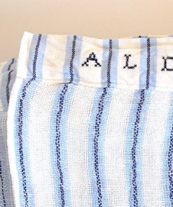 Wガーゼブランケット（white x stripe）