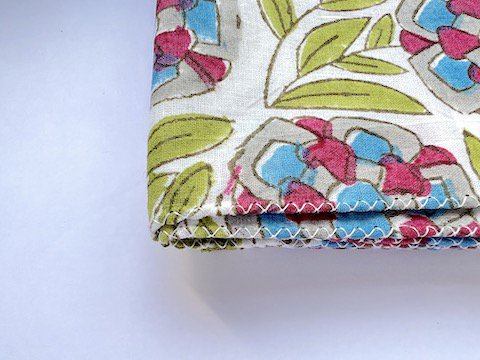 chahat block print bandana - 画像 (2)