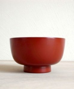 岩舘隆 浄法寺椀（中・朱）