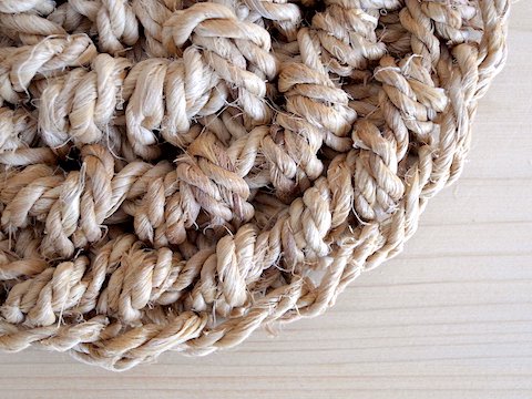シナの縄の鍋敷き - 画像 (4)