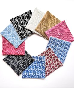 ハリノヲト こぎん刺し コースター（総刺し）